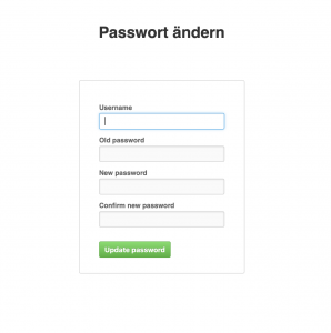 Primär-Passwort ändern